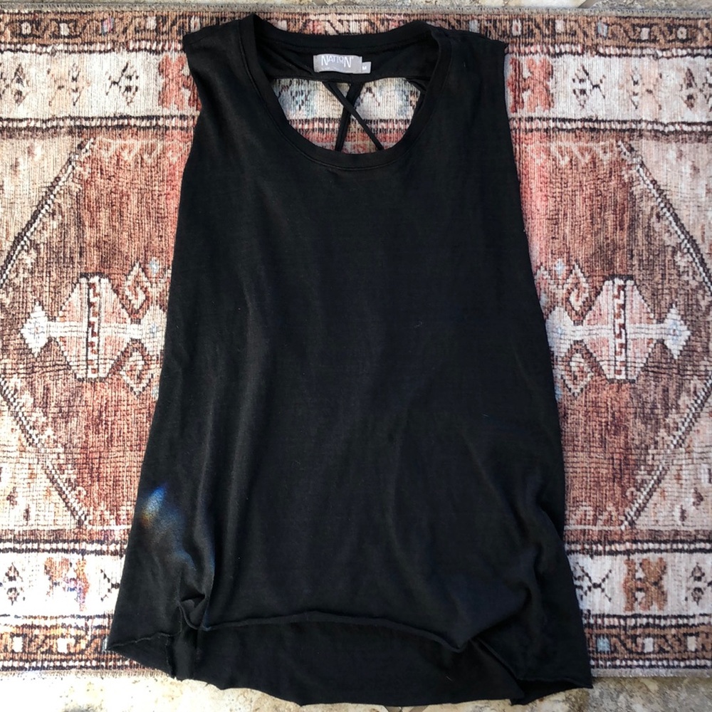 Nation Ltd strapping back muscle tank